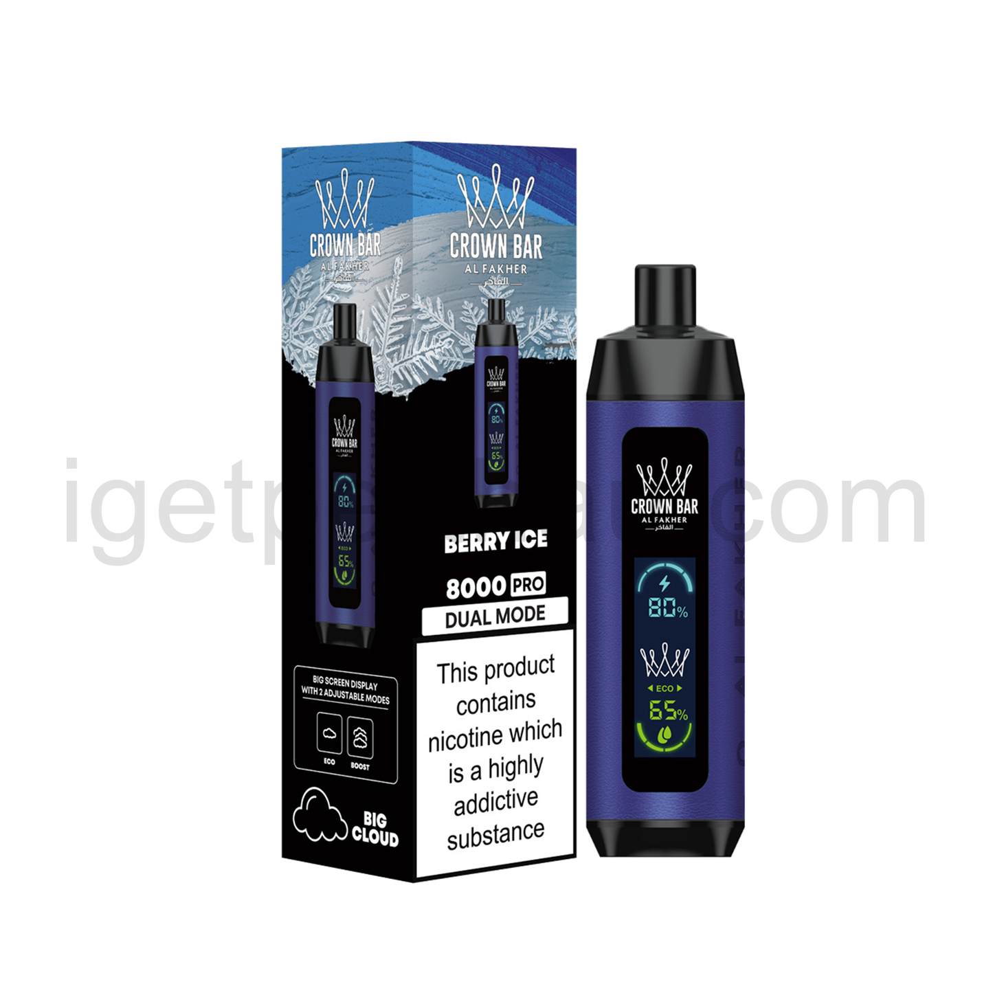 AL FAKHER CROWN BAR SHISHA-BERRY ICE Shisha