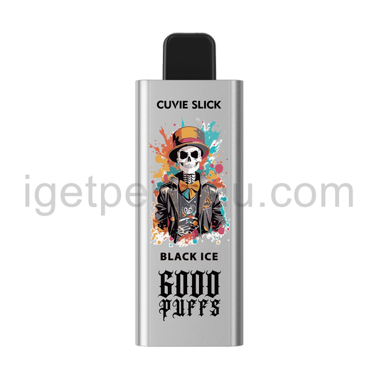 HQD SLICK Disposable Vape 6000 puffs -Black lce