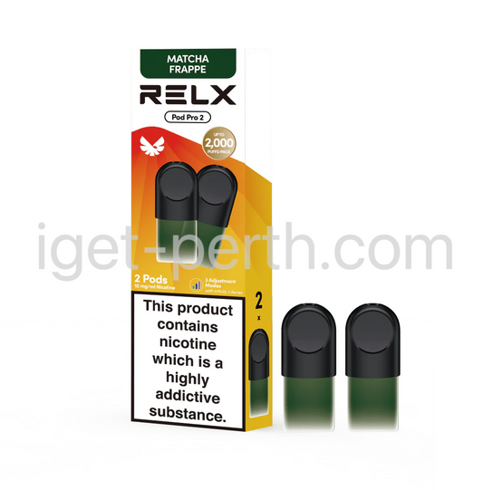 RELX Pod Pro 2-Matcha Frappe（2 packs)