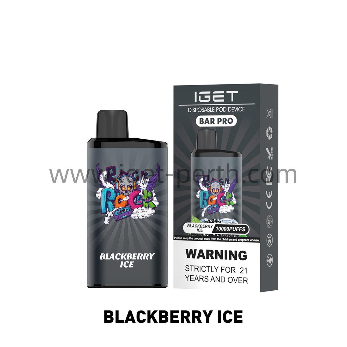 Iget Bar Pro 10000 Puffs-Blackberry Ice