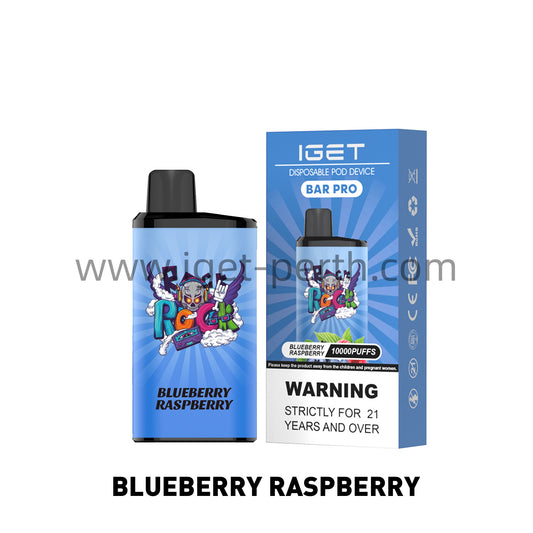 Iget Bar Pro 10000 Puffs-Blueberry Raspberry