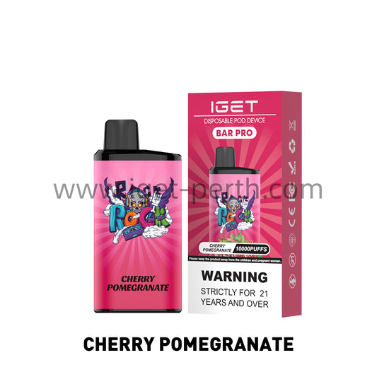 Iget Bar Pro 10000 Puffs-Cherry Pomegranate