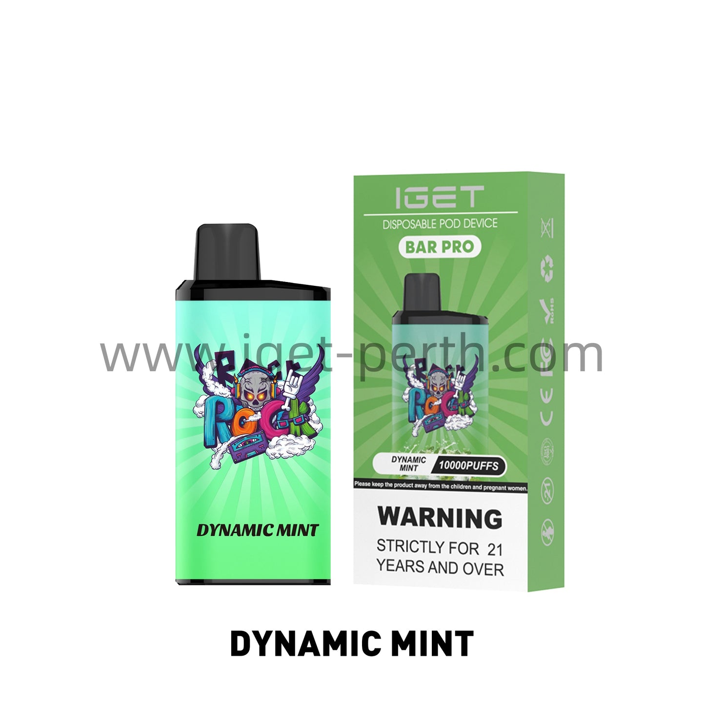 Iget Bar Pro 10000 Puffs-Dynamic Mint
