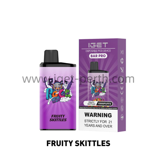 Iget Bar Pro 10000 Puffs-Fruiy Skittles