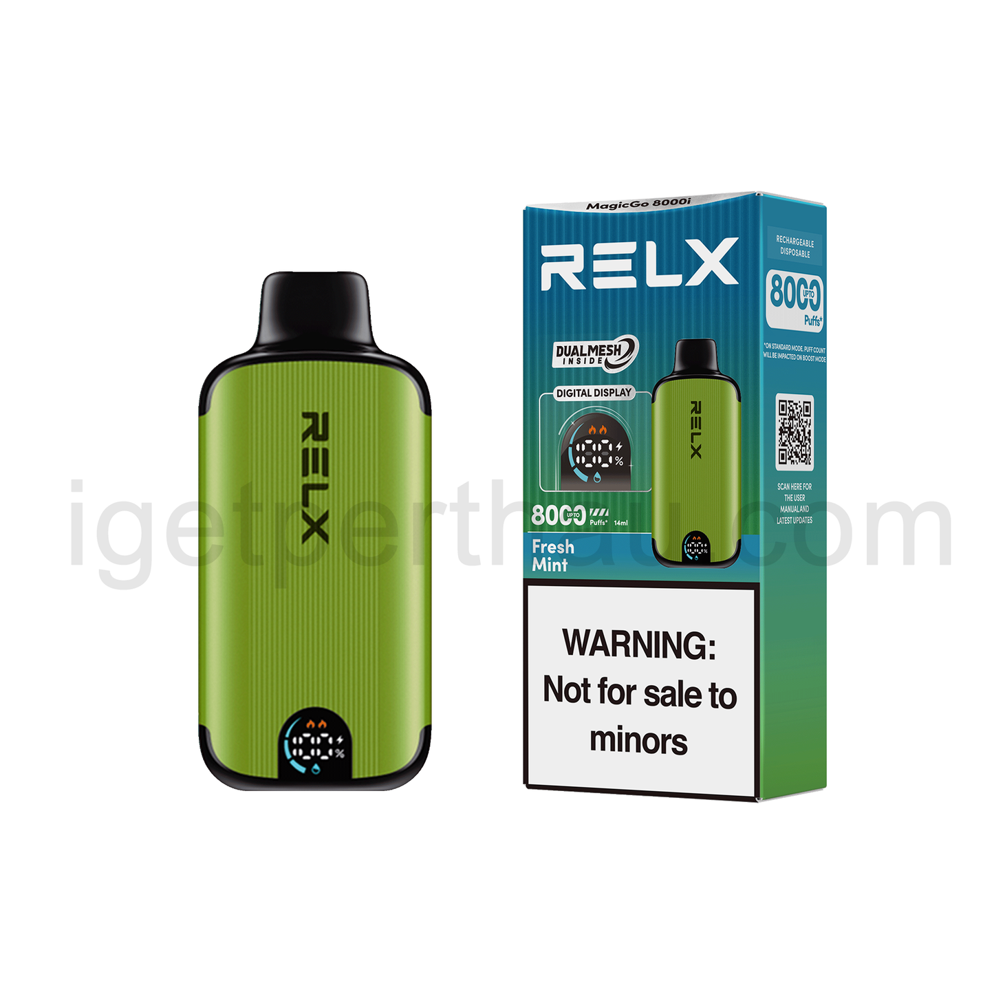 RELX MagicGo 8000i Disposable Vape 8000 Puffs-Fresh Mint