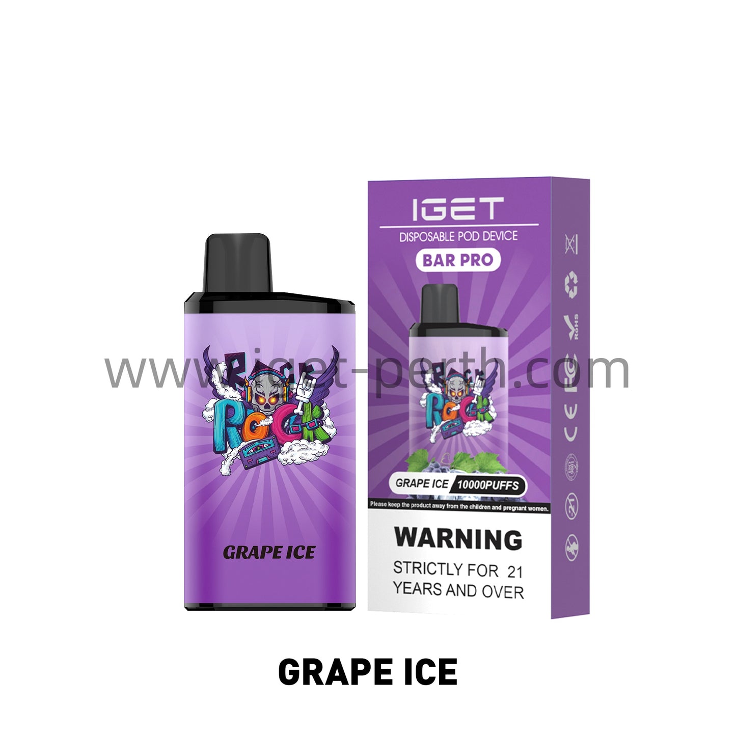 Iget Bar Pro 10000 Puffs-Grape Ice