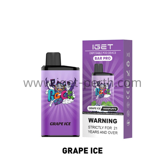 Iget Bar Pro 10000 Puffs-Grape Ice