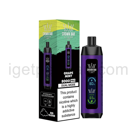 AL FAKHER CROWN BAR SHISHA-GRAPE MINT Shisha